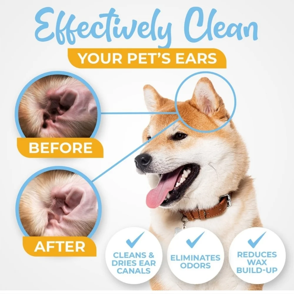 Dog Ear Cleaner Wipes
